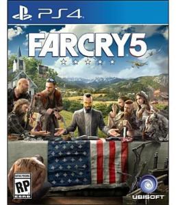 Cover of the PS4 version of the FarCry5 video game